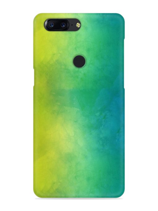 Yellow Green Gradient Snap Case for Oneplus 5T Zapvi