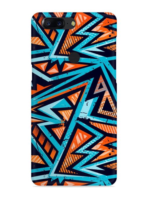 Abstract Seamless Grunge Snap Case for Oneplus 5T Zapvi