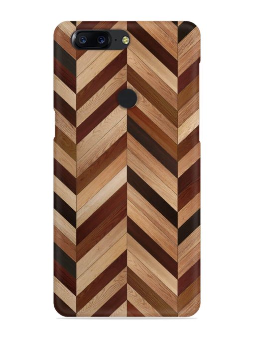 Seamless Wood Parquet Snap Case for Oneplus 5T Zapvi