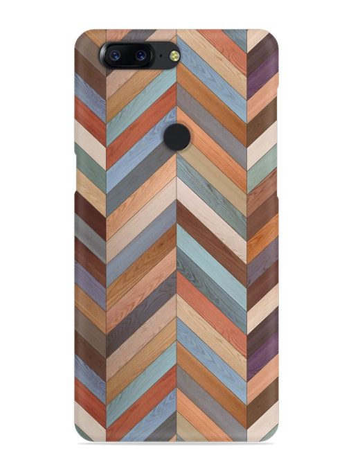 Seamless Wood Parquet Snap Case for Oneplus 5T Zapvi