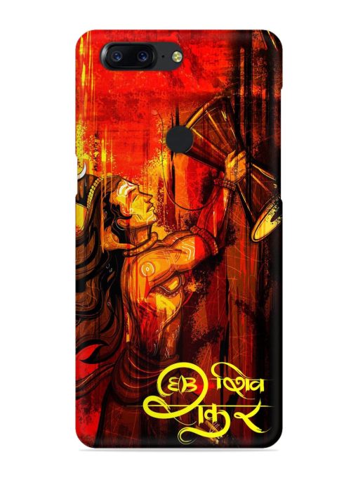 Illustration Lord Shiva Snap Case for Oneplus 5T Zapvi