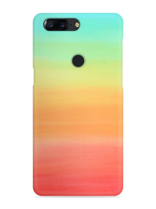 Background Sky Watercolor Snap Case for Oneplus 5T Zapvi