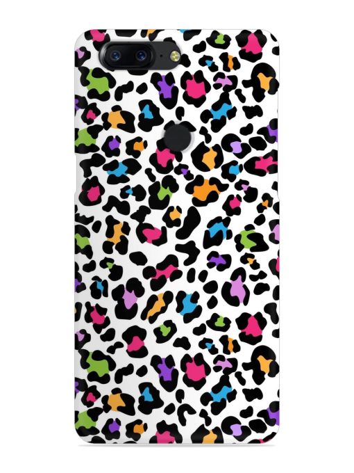 Seamless Leopard Pattern Snap Case for Oneplus 5T