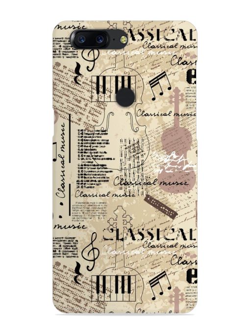 Classical Music Lpattern Snap Case for Oneplus 5T Zapvi