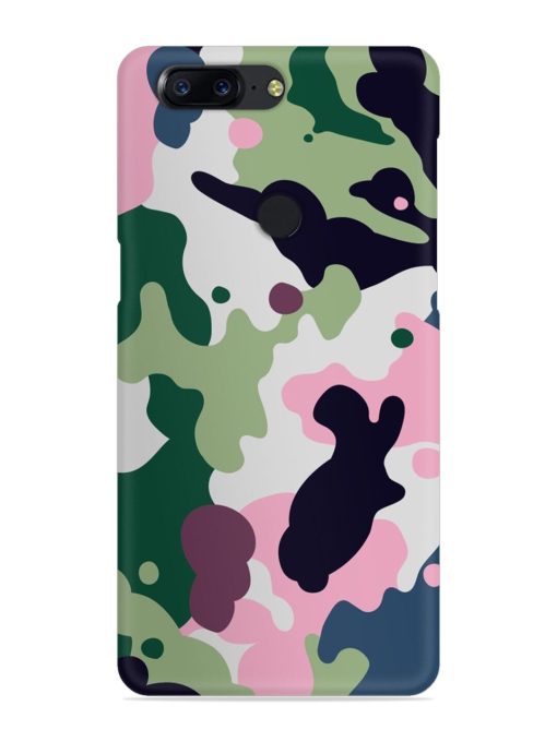 Seamless Funky Camouflage Snap Case for Oneplus 5T Zapvi