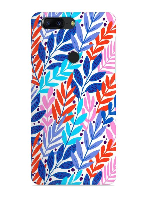 Bright Floral Tropical Snap Case for Oneplus 5T Zapvi