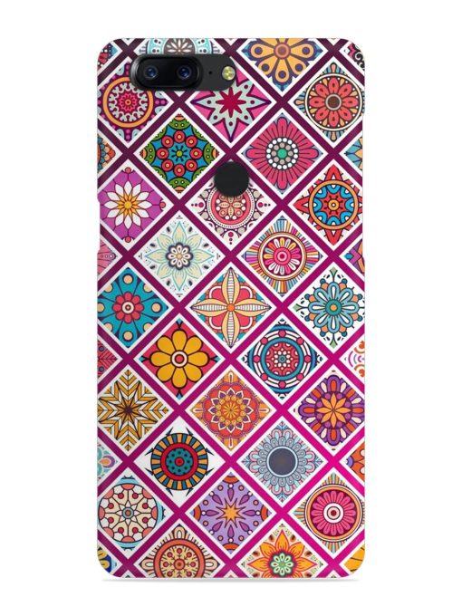 Seamless Tile Pattern Snap Case for Oneplus 5T Zapvi