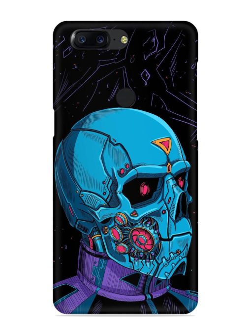 Skull Robo Vector Snap Case for Oneplus 5T Zapvi