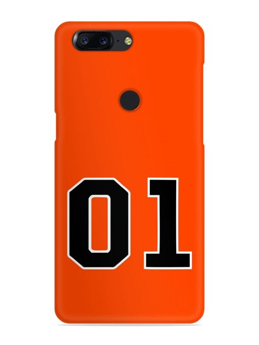 01 Number Snap Case for Oneplus 5T Zapvi