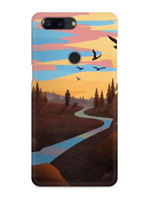 Natural Landscape Art Snap Case for Oneplus 5T Zapvi