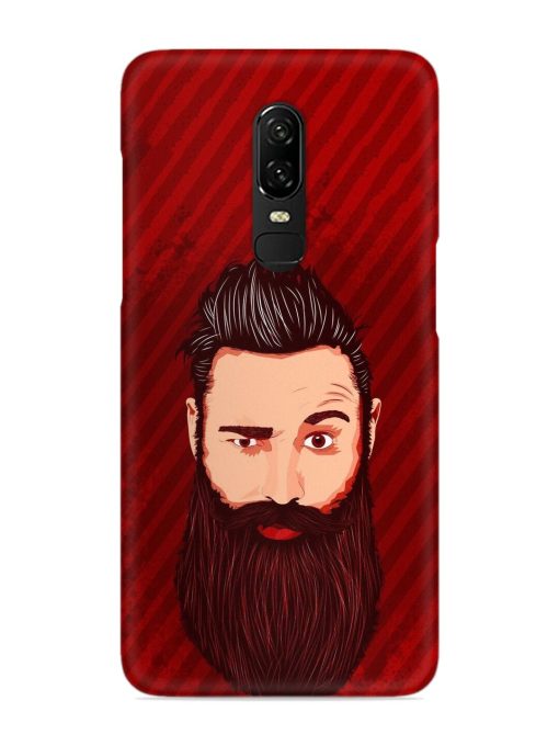 Beardo Man Snap Case for Oneplus 6 Zapvi