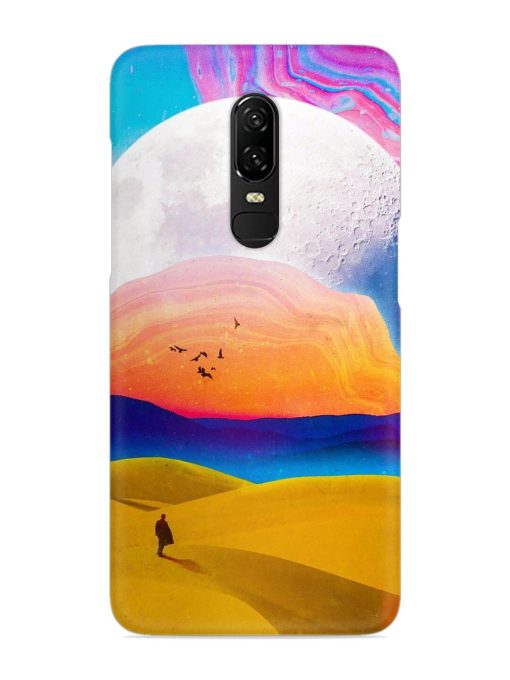 Sandy Desert Snap Case for Oneplus 6 Zapvi