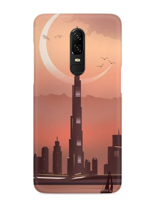 Landmark Burj Khalifa Snap Case for Oneplus 6 Zapvi