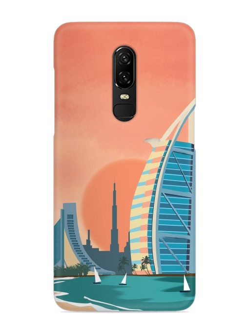 Dubai Architectural Scenery Snap Case for Oneplus 6 Zapvi