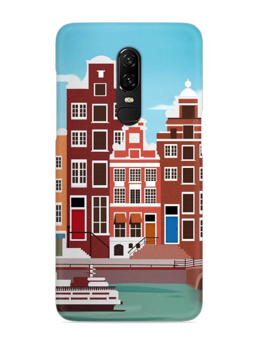 Scenery Architecture Amsterdam Landscape Snap Case for Oneplus 6 Zapvi