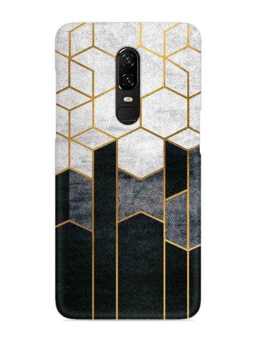 Cube Marble Art Snap Case for Oneplus 6