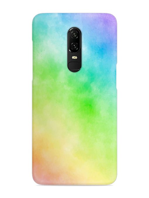 Watercolor Mixture Snap Case for Oneplus 6 Zapvi