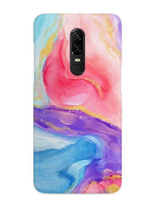 Watercolor Gradient Snap Case for Oneplus 6