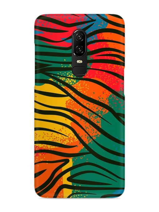 Bright Colorful Snap Case for Oneplus 6 Zapvi