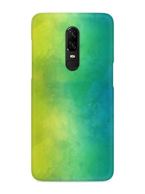 Yellow Green Gradient Snap Case for Oneplus 6