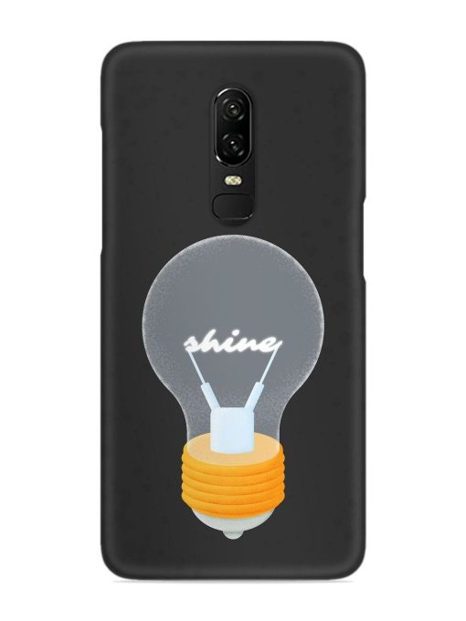 Bulb Background Snap Case for Oneplus 6 Zapvi