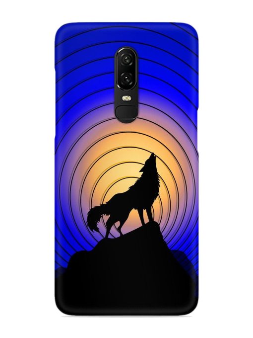 Fox Roaring Design Snap Case for Oneplus 6 Zapvi