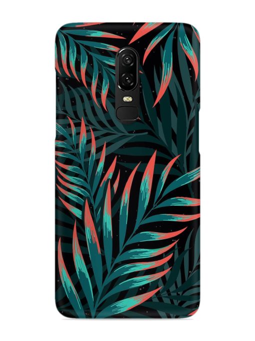 Green Leaf Art Snap Case for Oneplus 6