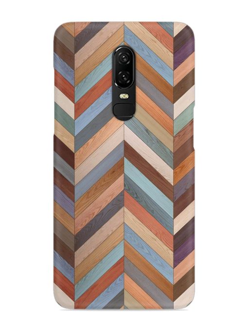 Seamless Wood Parquet Snap Case for Oneplus 6