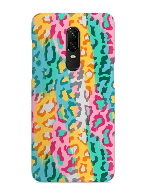 Seamless Vector Colorful Snap Case for Oneplus 6 Zapvi