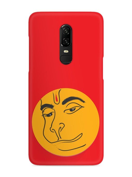 Lord Hanuman Vector Snap Case for Oneplus 6 Zapvi