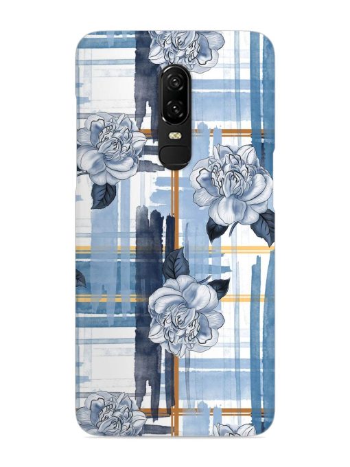 Watercolor Pattern Rose Snap Case for Oneplus 6 Zapvi