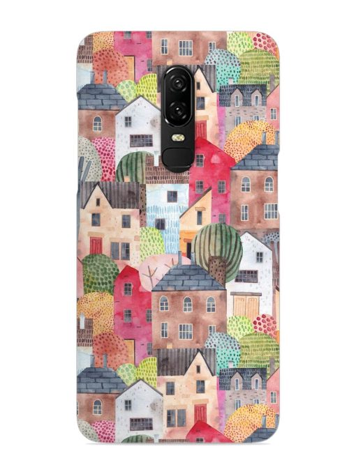 Abstract Seamless Pattern Snap Case for Oneplus 6 Zapvi