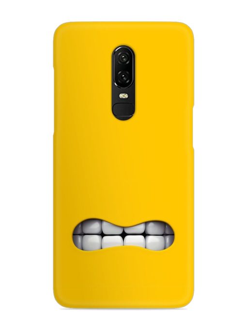 Mouth Character On Snap Case for Oneplus 6