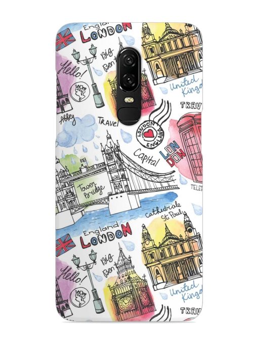 Vector London Landmark Snap Case for Oneplus 6