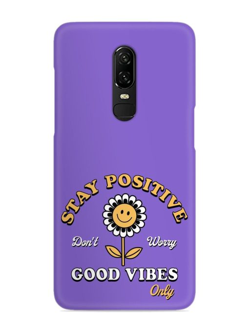 Retro Positive Flower Snap Case for Oneplus 6