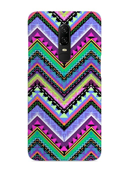 Tribal Aztec Print Snap Case for Oneplus 6