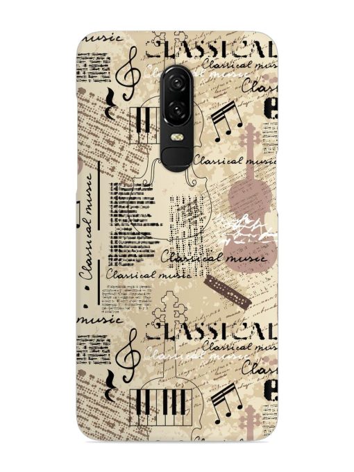 Classical Music Lpattern Snap Case for Oneplus 6