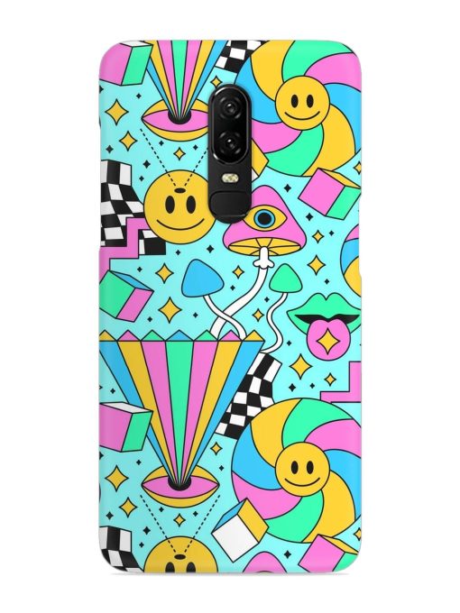 Trippy Rainbow 60S Snap Case for Oneplus 6