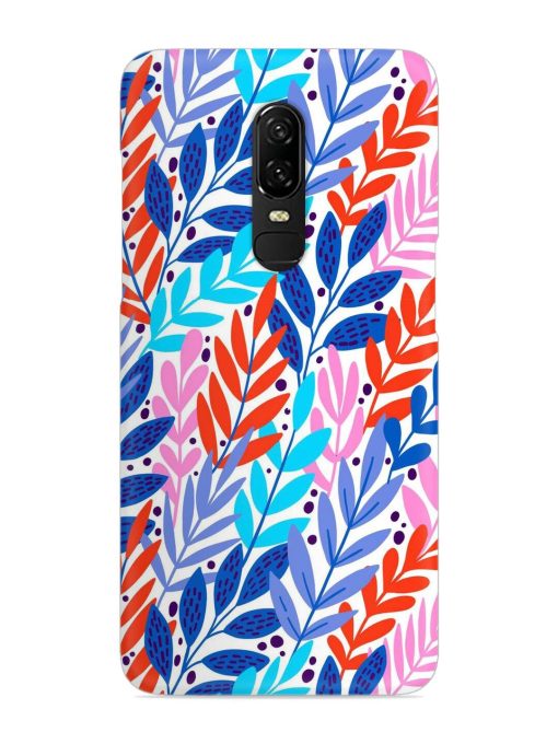 Bright Floral Tropical Snap Case for Oneplus 6 Zapvi