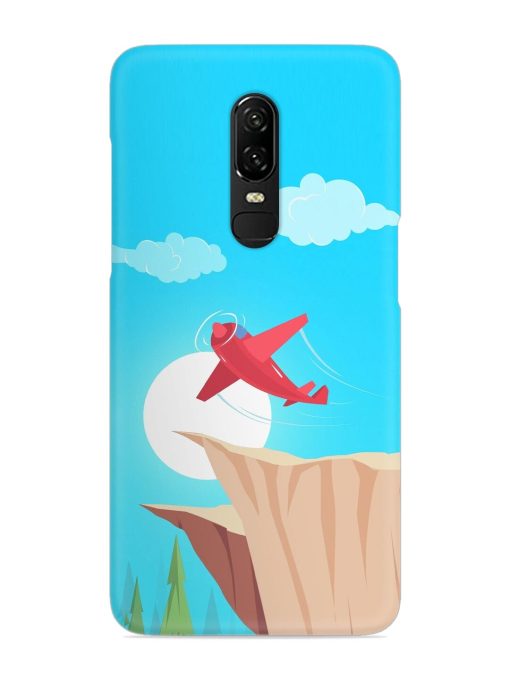 Small Planes In Flight Snap Case for Oneplus 6