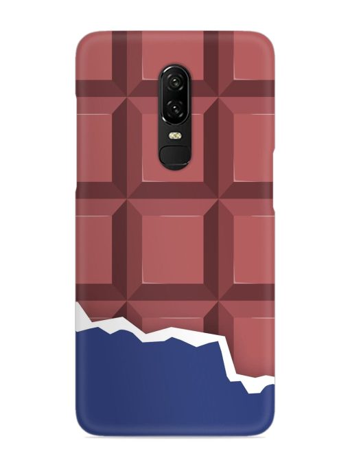 Chocolate Vector Art Snap Case for Oneplus 6