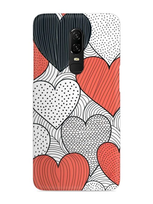 Girly Heart Seamless Snap Case for Oneplus 6