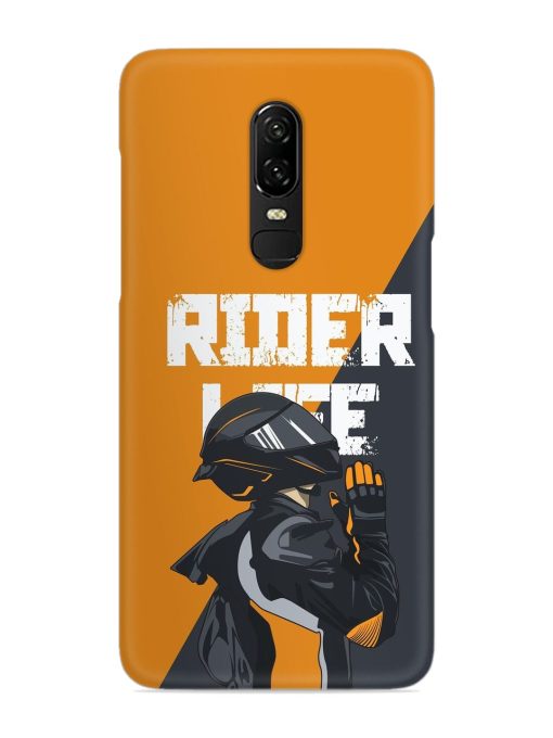 Rider Life Snap Case for Oneplus 6