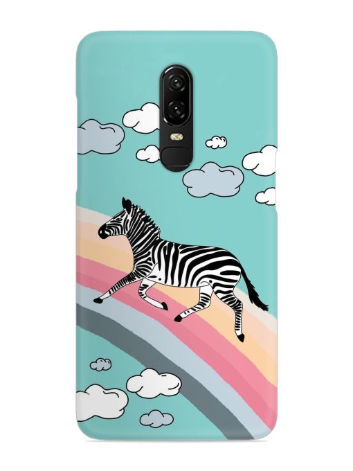 Running Zebra Snap Case for Oneplus 6