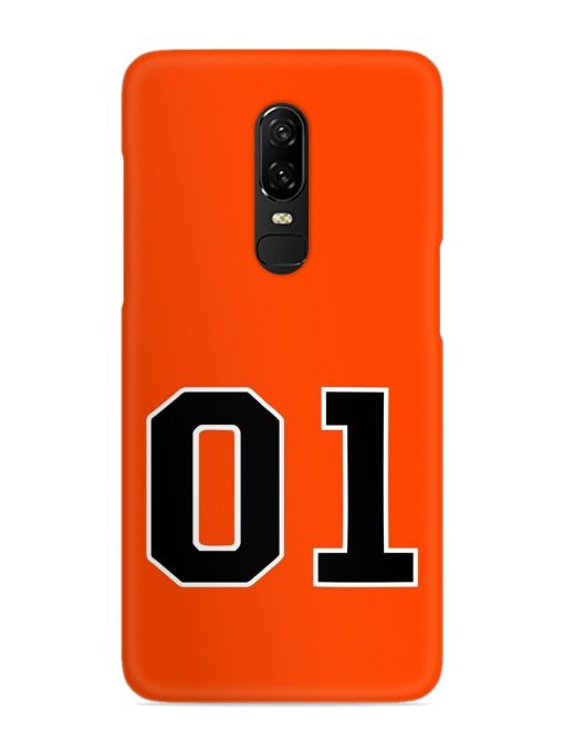 01 Number Snap Case for Oneplus 6 Zapvi