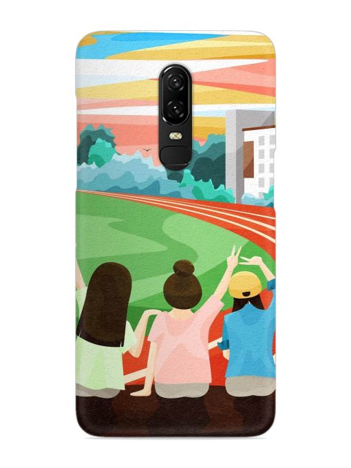 School Playground Snap Case for Oneplus 6