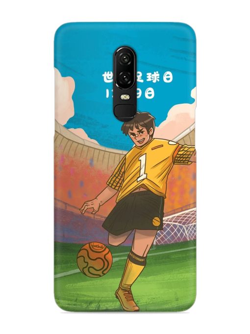 Soccer Kick Snap Case for Oneplus 6