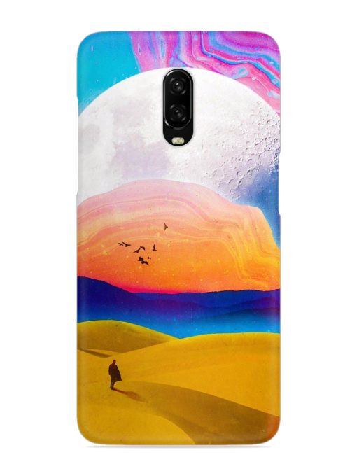 Sandy Desert Snap Case for Oneplus 6T Zapvi