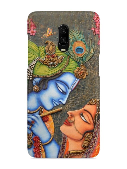 Lord Radha Krishna Flute Art Snap Case for Oneplus 6T Zapvi