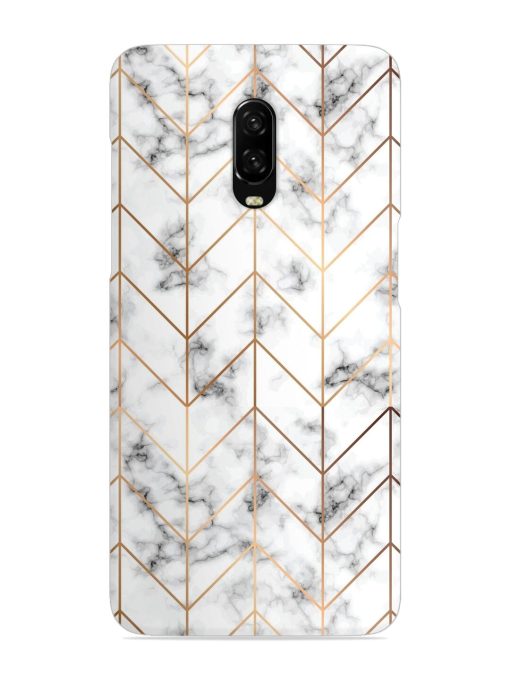 Vector Marble Texture Snap Case for Oneplus 6T Zapvi